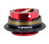 NRG Quick Release Gen 2.9 (Red Body w/ Black Chrome Gold Ring) SRK-290RD-BK/CG - Drive NRG