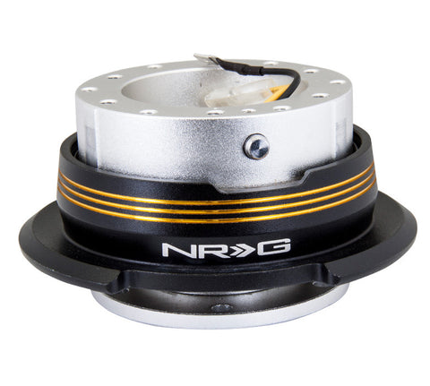NRG Quick Release Gen 2.9 (Silver Body w/ Black Chrome Gold Ring) SRK-290SL-BK/CG