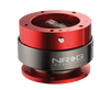 NRG Quick Release Gen 2.0 (Red Body w/ Titanium Chrome Ring (5 hole)) - Drive NRG