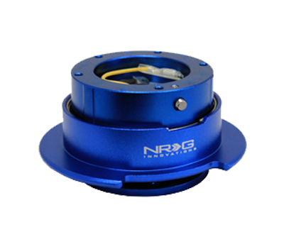 NRG Quick Release Gen 2.5 (Blue Body w/ Titanium Chrome Ring (5 hole)) SRK-350BL