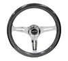 NRG ST-015CH-CN: "Chameleon Wheel" 350mm Smooth Classic Chameleon Wood Grain Wheel Chrome - Drive NRG
