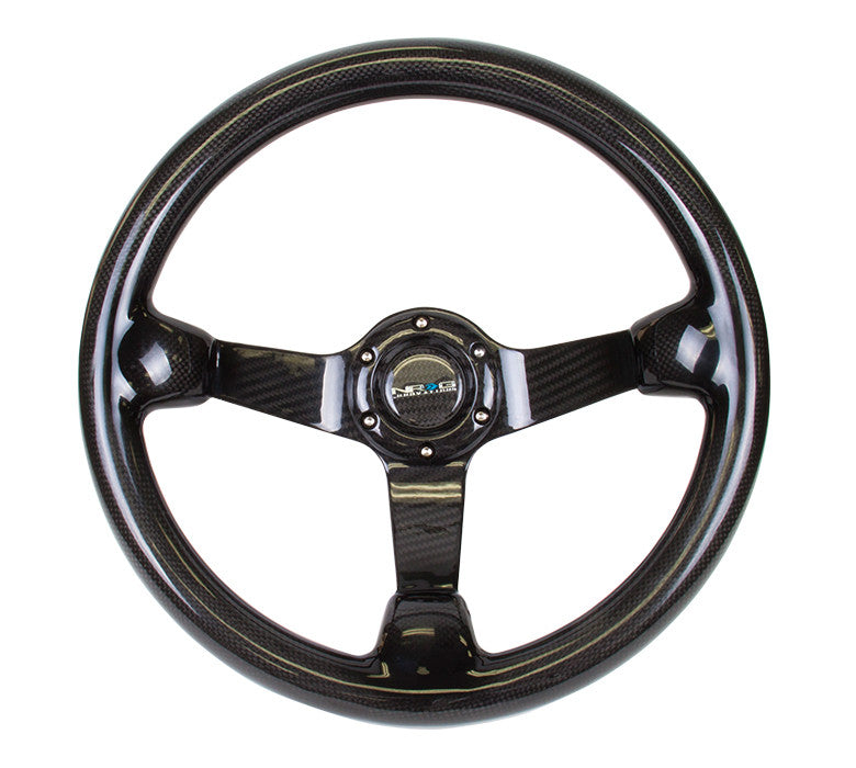 NRG 350mm Carbon Fiber Steering Wheel Deep Dish ST-036CF