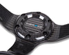 NRG 350mm Carbon Fiber Steering Wheel Deep Dish ST-036CF close up