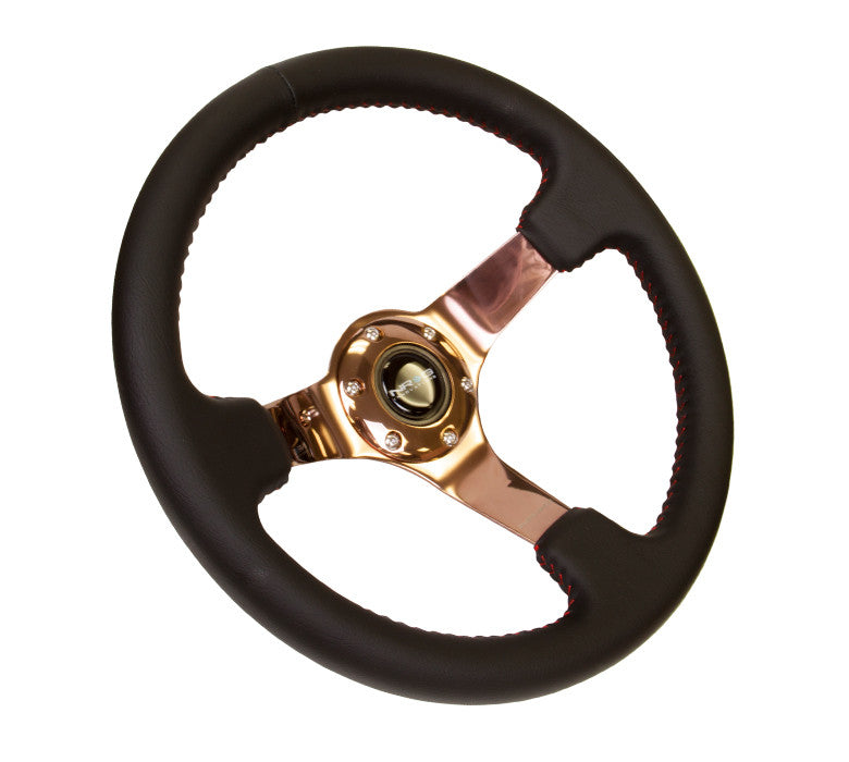 SGS Gold Z076 Automotive Leather Upholstery Leather Steering Wheel