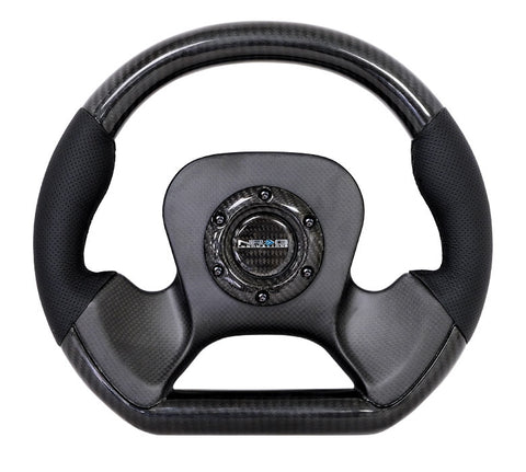 NRG ST-X10CF: 320mm Carbon Fiber Steering Wheel with CF Center Plate